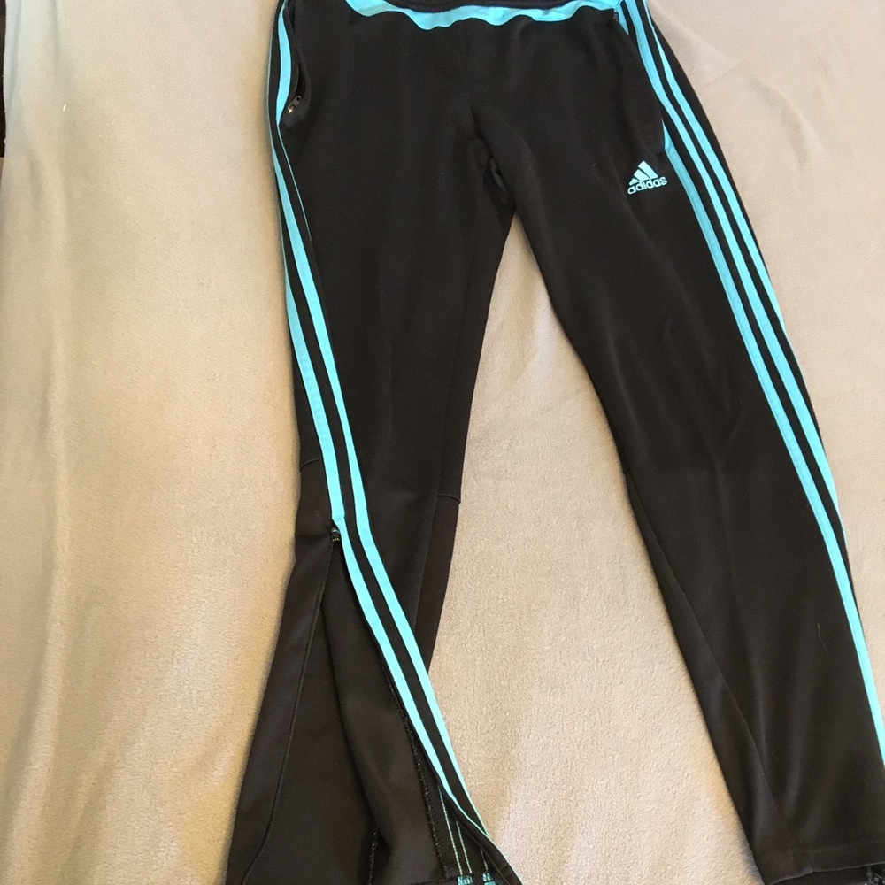 100% polyester adidas pants
